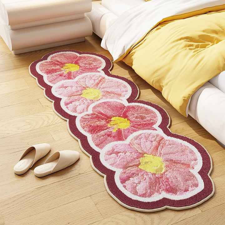 Floral Design Kitchen Runner Mat