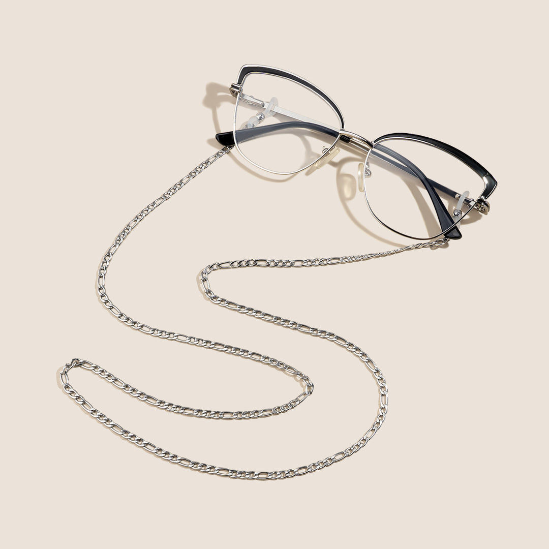 Chic Crystal-Linked Eyewear Chain Kalsten