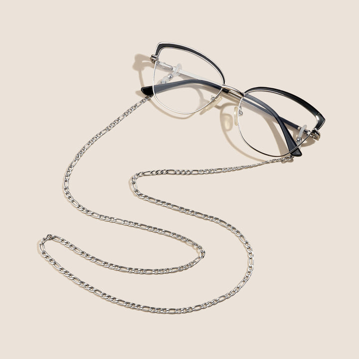 Chic Crystal-Linked Eyewear Chain Kalsten
