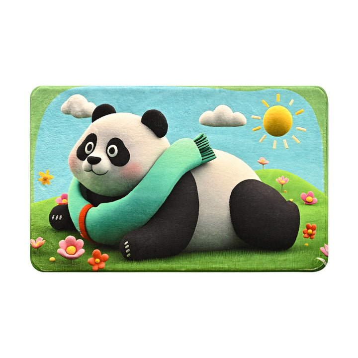 Cartoon Panda Bath Mat Kalsten