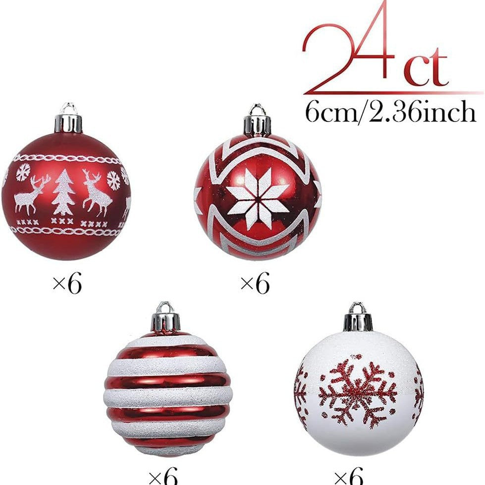 Festive Decorative Christmas Ornament Set Kalsten