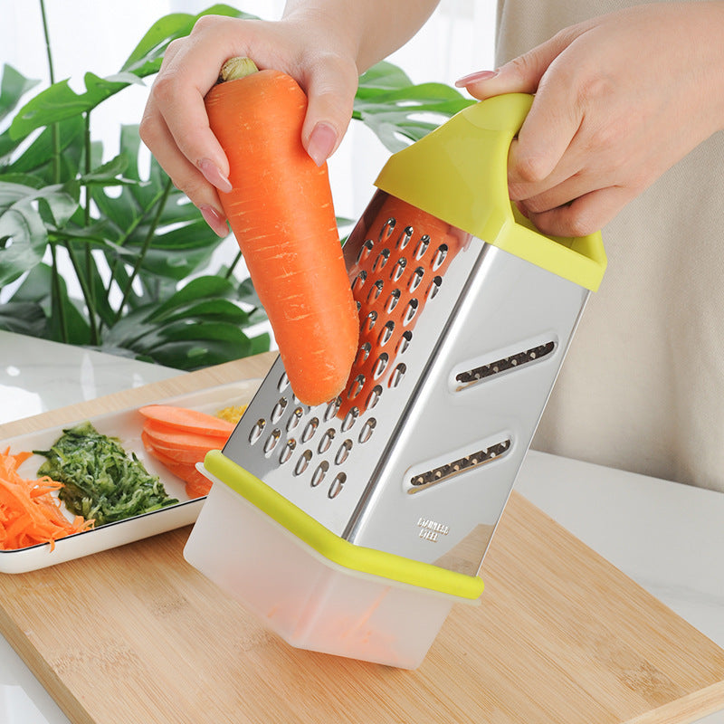 Multifunctional stainless steel kitchen grater with ergonomic handle Kalsten