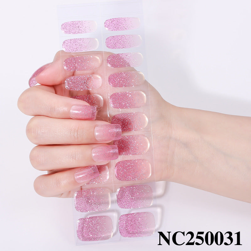 Elegant Glitter Nail Wraps