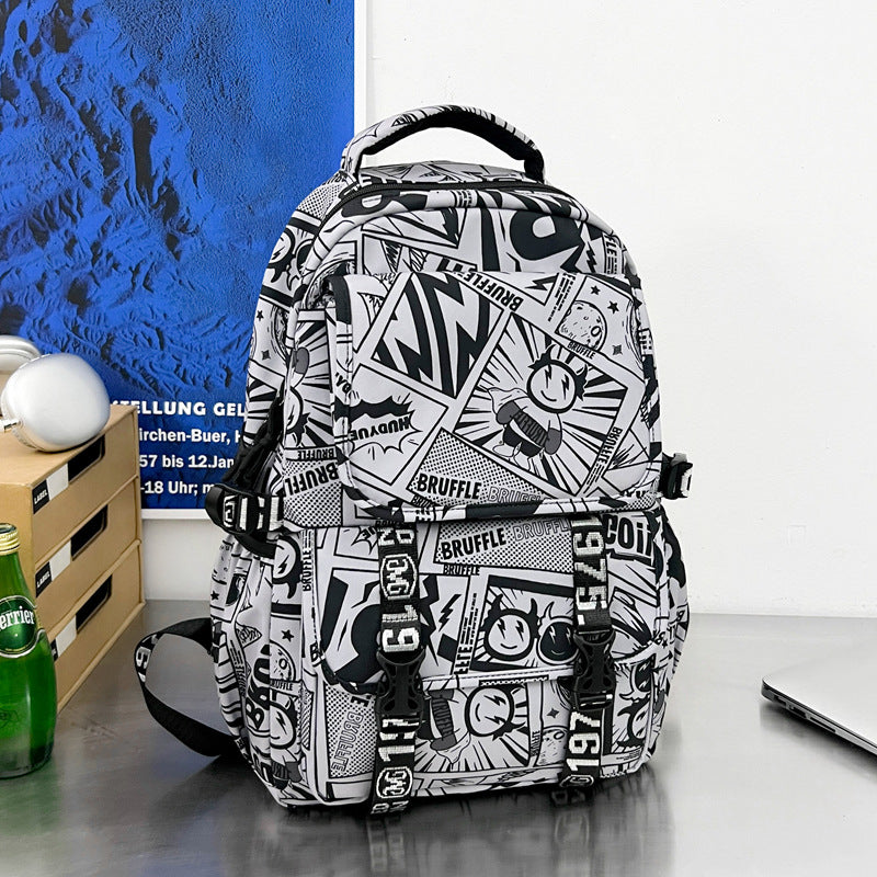 Urban Graphic Print Backpack Kalsten