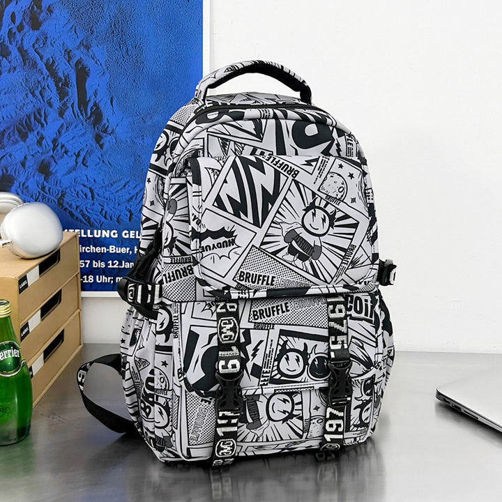 Urban Graphic Print Backpack Kalsten