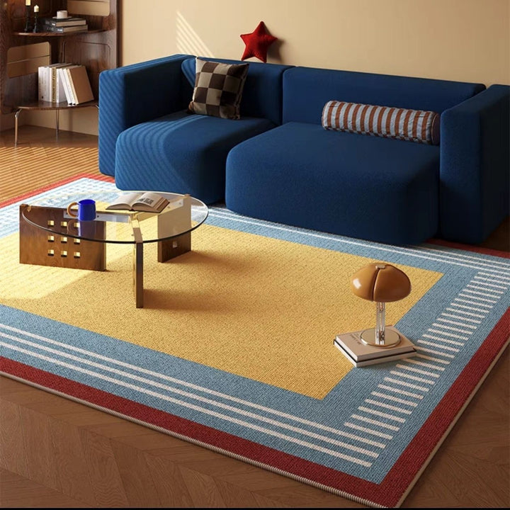 Checkered Pattern Area Rug Kalsten