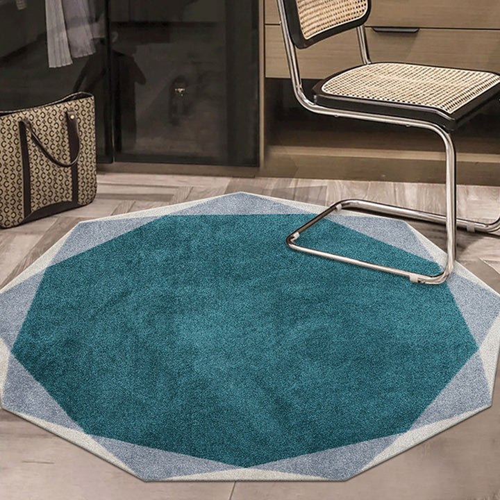Decorative Round Area Mat Kalsten