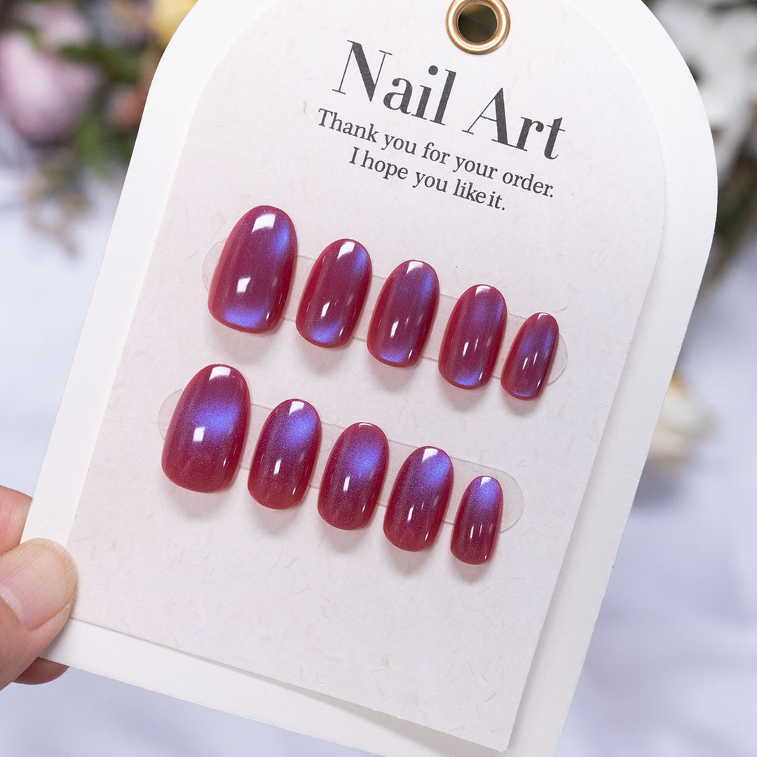 Ombre Glossy Nail Art