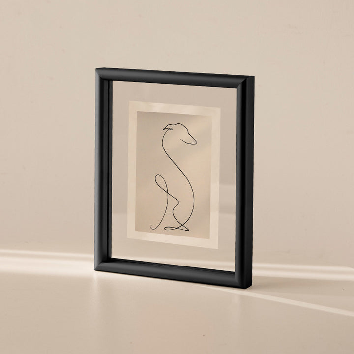 Heart-Shaped Botanical Illustration Frame for Home