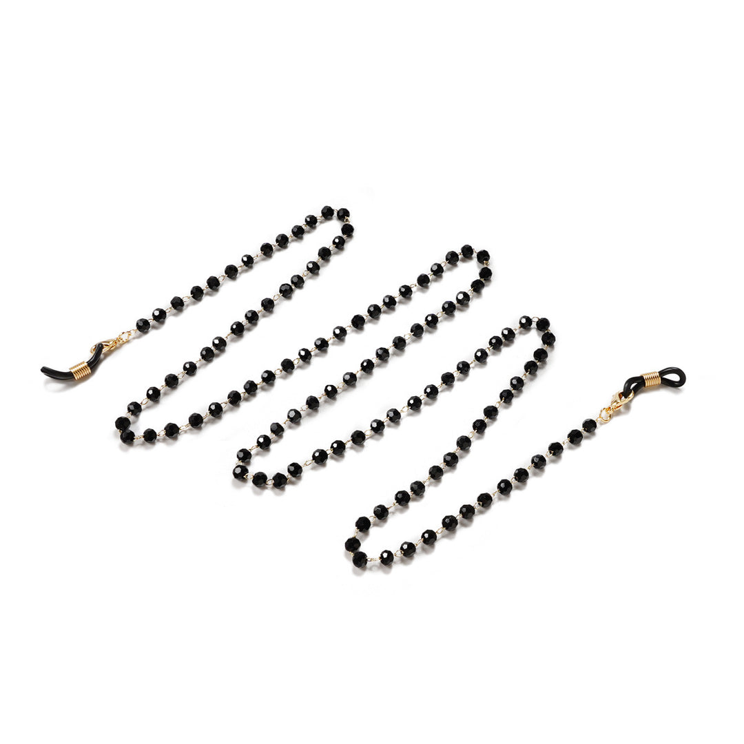 Pearl glasses chain with crystalline shine Kalsten