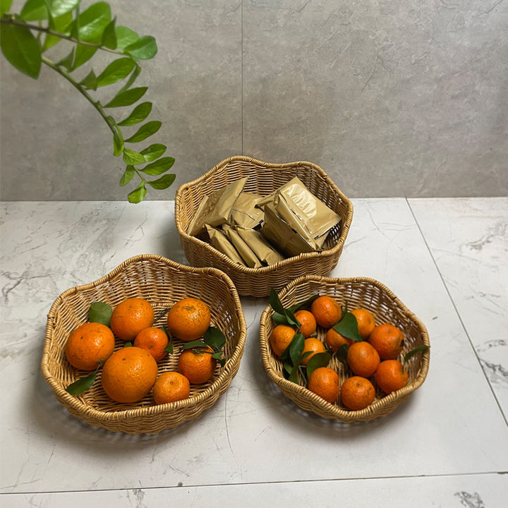 Decorative Woven Serving Basket Kalsten