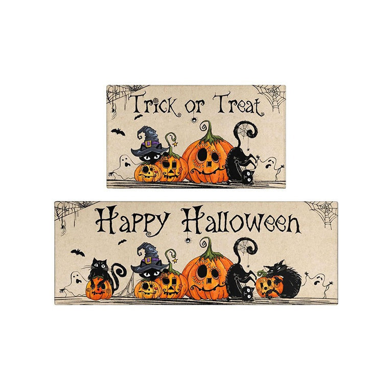 Halloween Themed Kitchen Mat Set