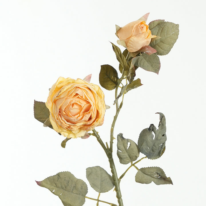 Lifelike Pink Rose Stem