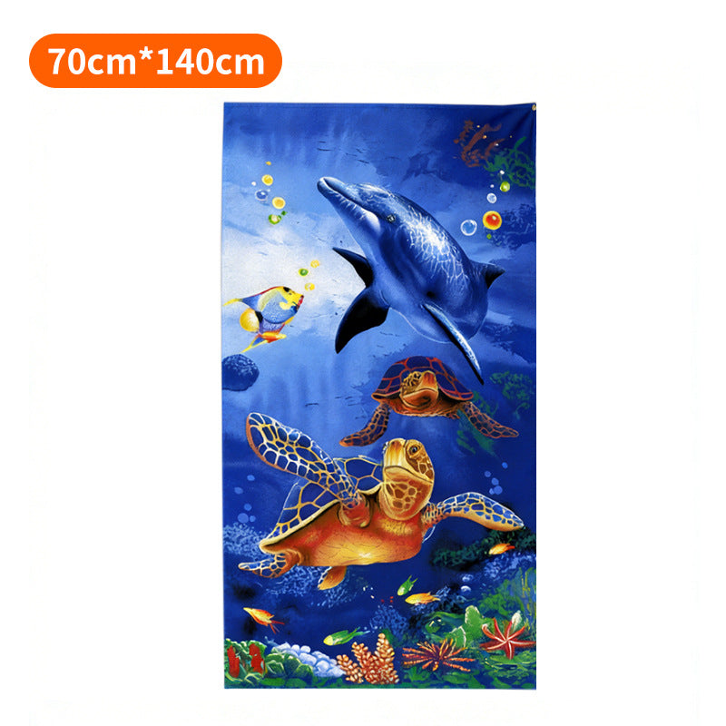 Beach towel with maritime anchor design Kalsten