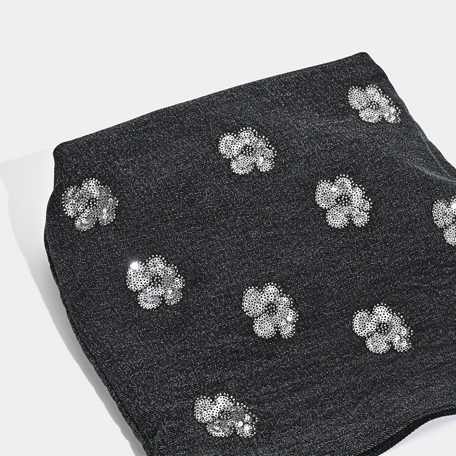Artistic Floral Hobo Bag