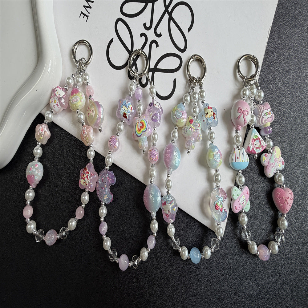 Cute Beaded Charm Keychain Kalsten