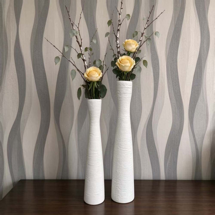 Modern Textured Ceramic Flower Vase Kalsten