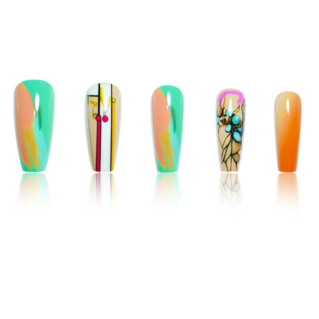 Artistic 3D Decorative Nail Extensions Kalsten