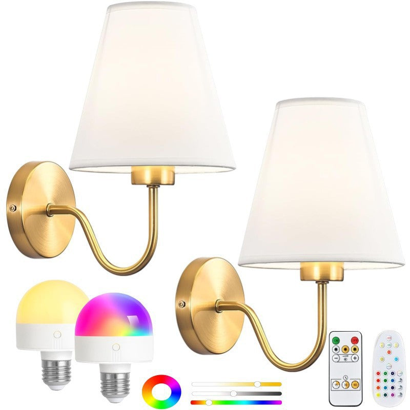 Modern Remote Control Wall Sconce