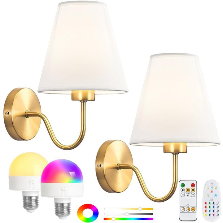 Modern Remote Control Wall Sconce