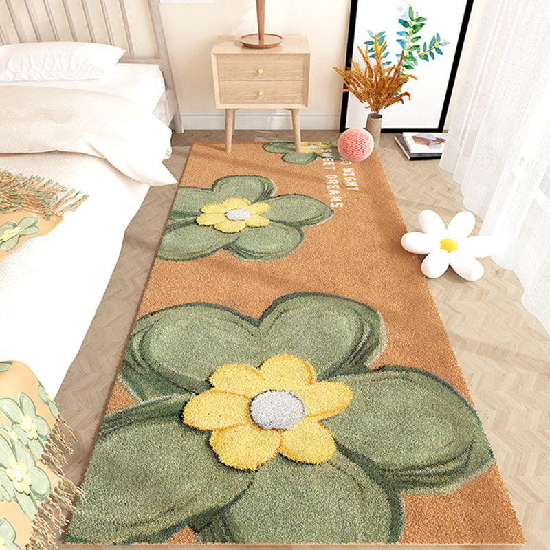 Floral Pattern Decorative Area Rug