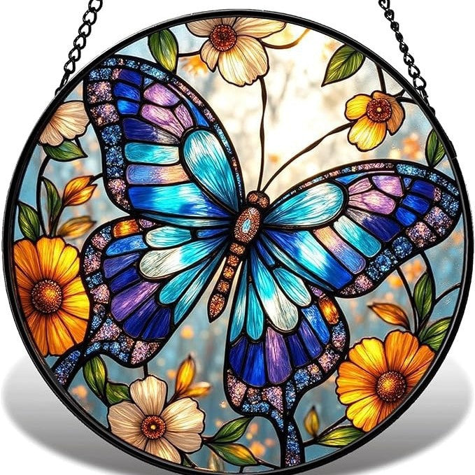 Stained Glass Phoenix Wall Art Kalsten