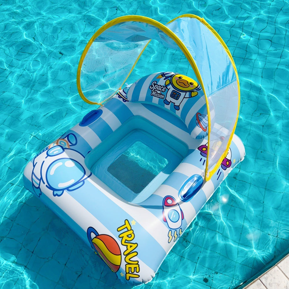 Floating Pool Lounge Chair with Cup Holder Kalsten