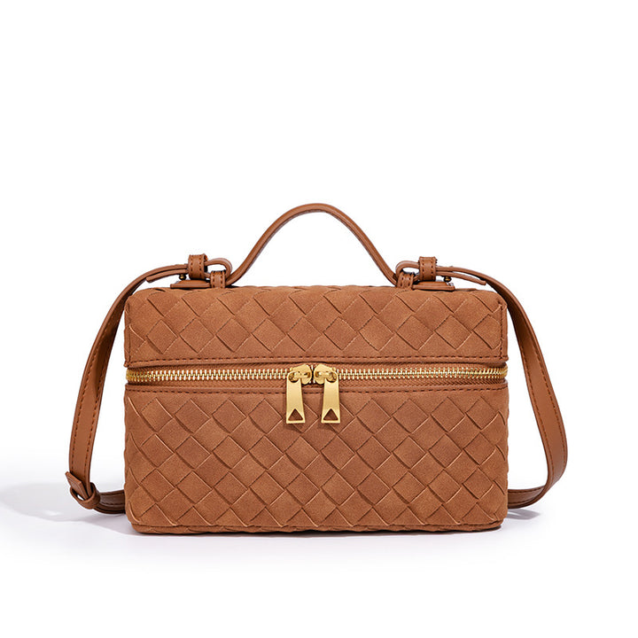 Handcrafted Textured Leather Crossbody Bag Kalsten