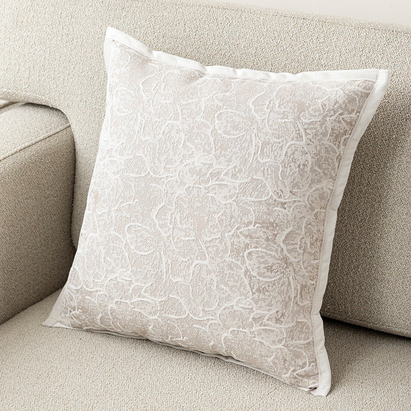 Flower Pattern Texture Decorative Cushion
