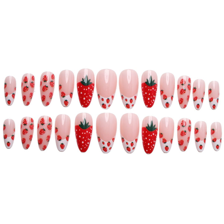 Artificial nails with strawberry design Kalsten