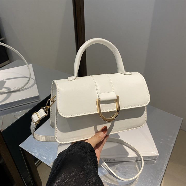 Elegant Structured Handheld Satchel