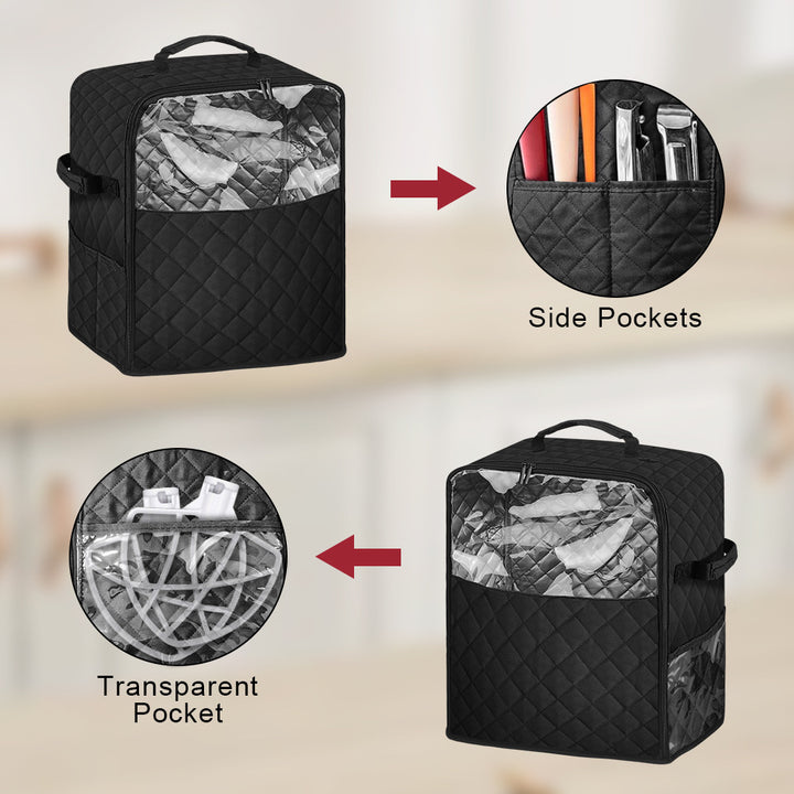 Women's shoe transport bag with transparent window and padded interior Kalsten