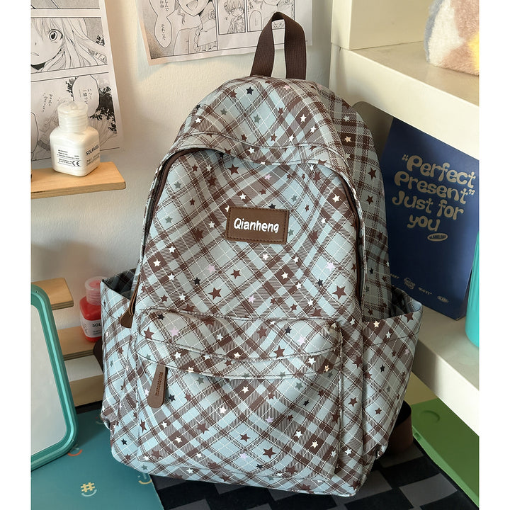 Stylish Geometric Patterned Backpack Kalsten