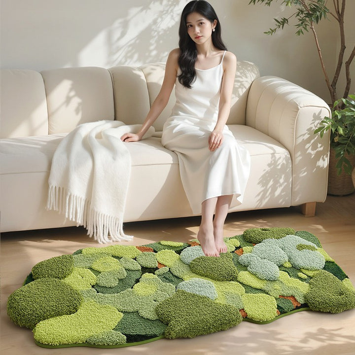 Plush Landscape Design Bath Rug