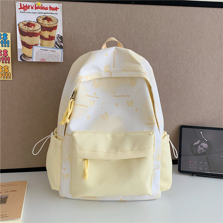 Butterfly Print Backpack Kalsten