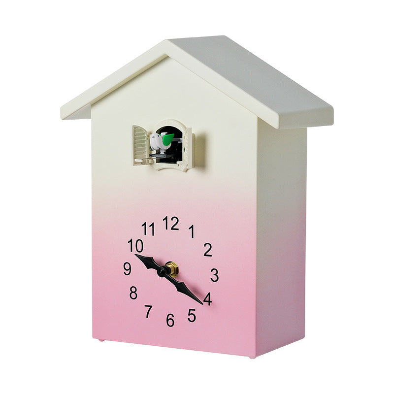 Cuckoo clock in creative house design Kalsten