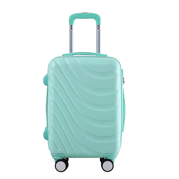 Unisex Stylish Wave-Pattern Hard Shell Carry-on Suitcase Kalsten