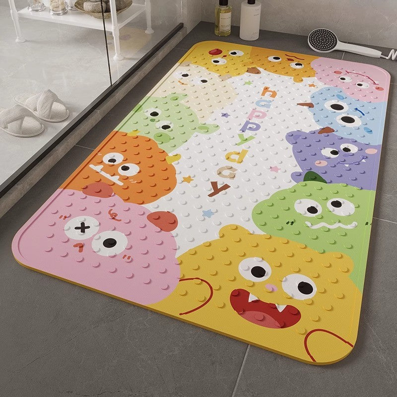 Fun Cartoon Bath Mat Kalsten
