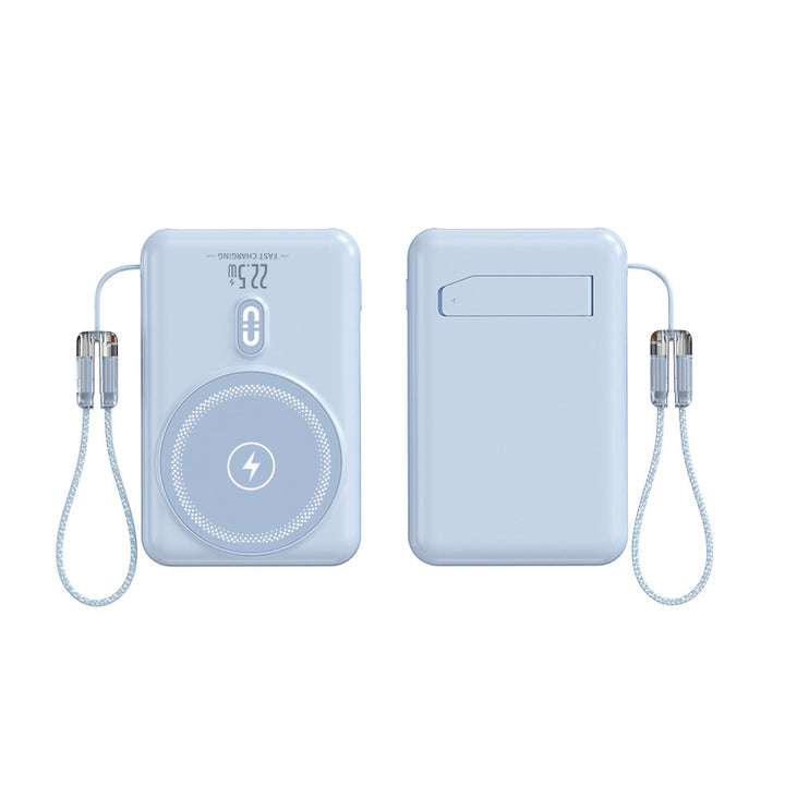 Portable power bank with inductive charging function and LED display Kalsten