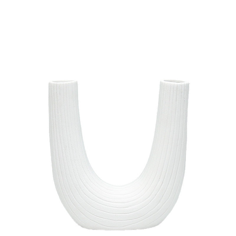 Unique Dual Chamber Ceramic Vase Kalsten