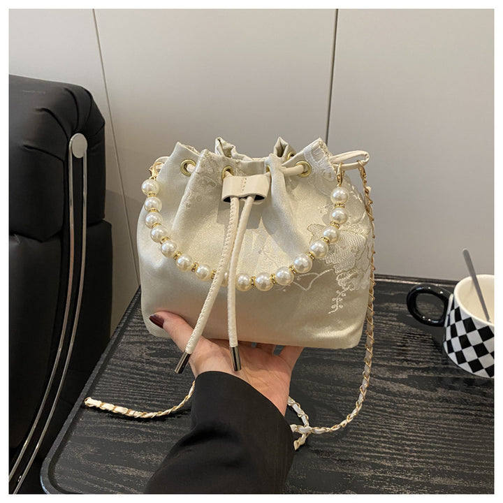 Elegant Drawstring Handbag