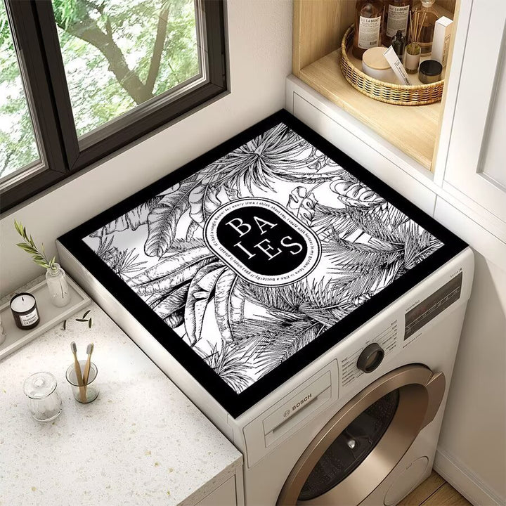 Decorative Floral Laundry Room Counter Mat Kalsten