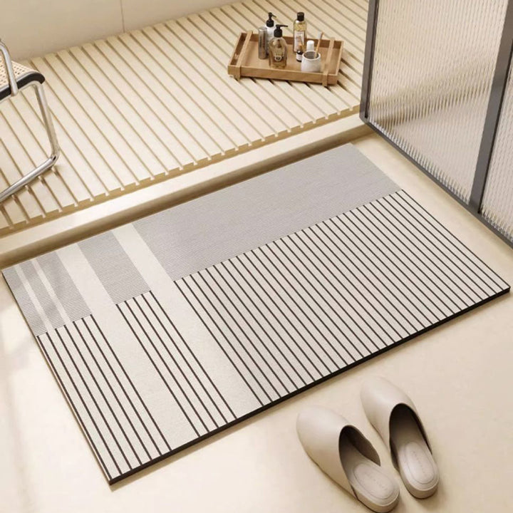 Modern Abstract Pattern Bath Mat for Bathroom