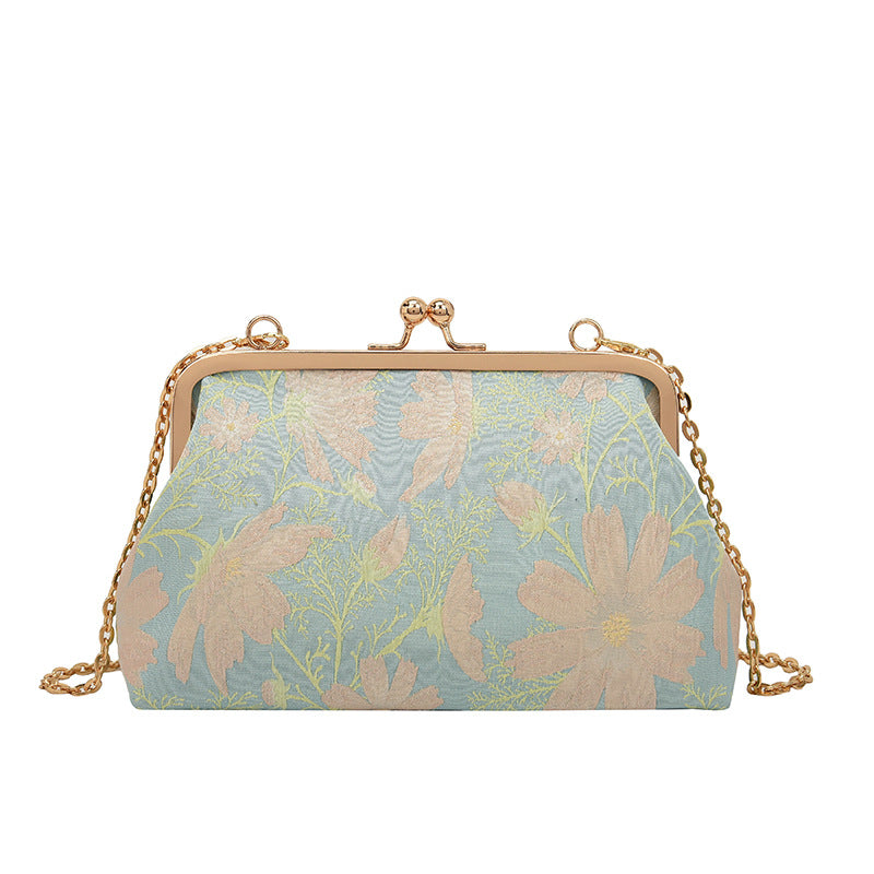Decorative Floral Clutch