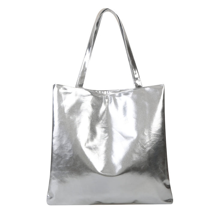 Glossy Metallic Tote Bag