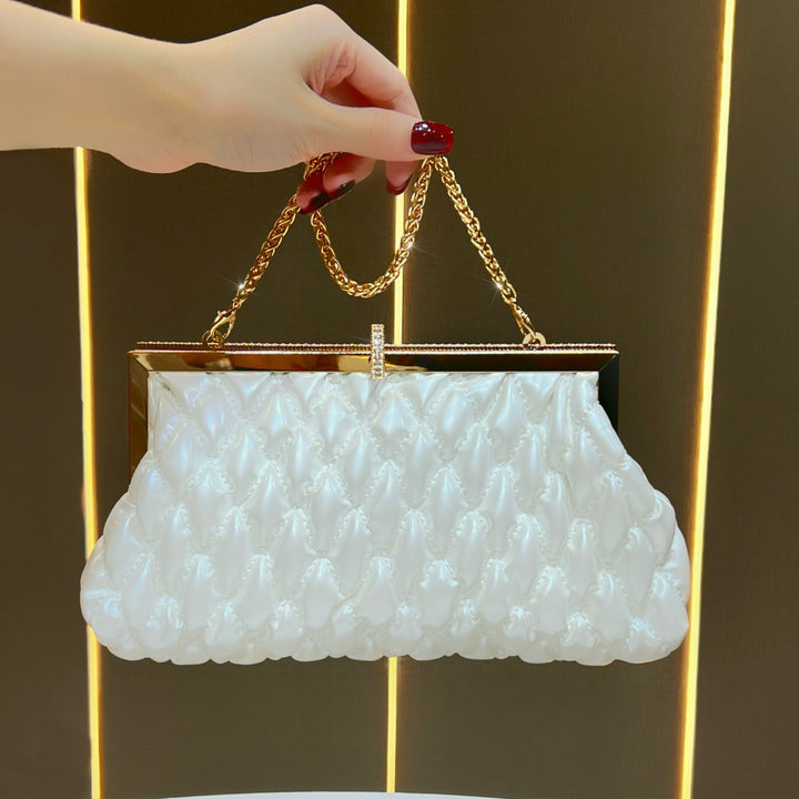 Elegant Textured Evening Handbag