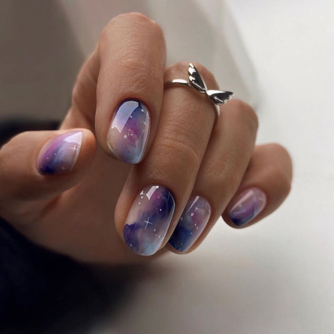 Glamorous Nail Art with Elegant Gradient Kalsten