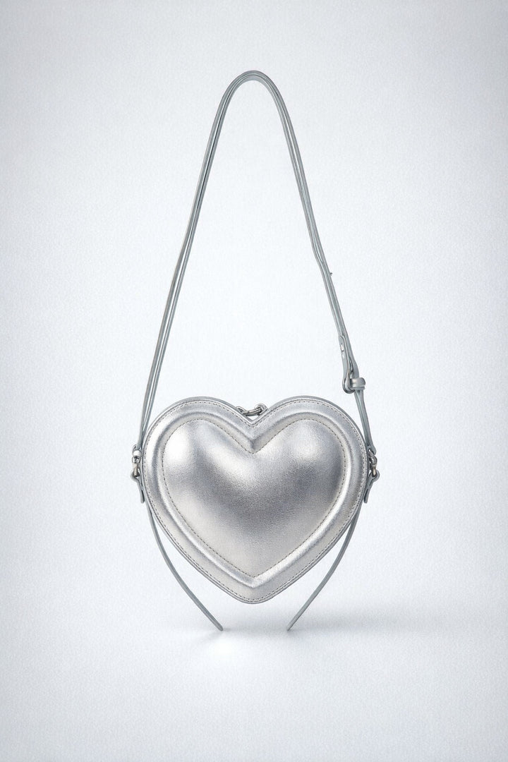 Heart-Shaped Crossbody Bag