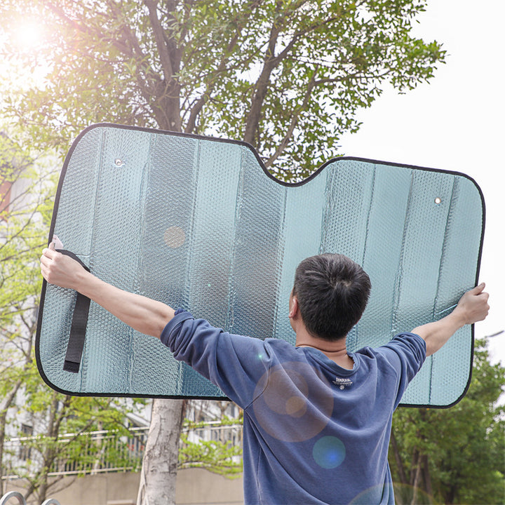 Unisex nan foldable car sunshade with reflective thermal insulation Kalsten