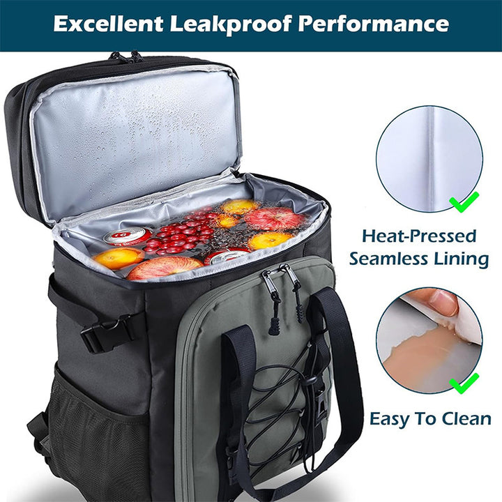 Insulated cooler backpack with practical mesh pockets Kalsten